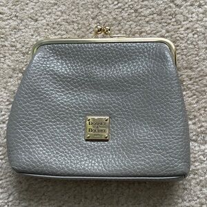 Dooney & Bourke Gray Leather Clutch